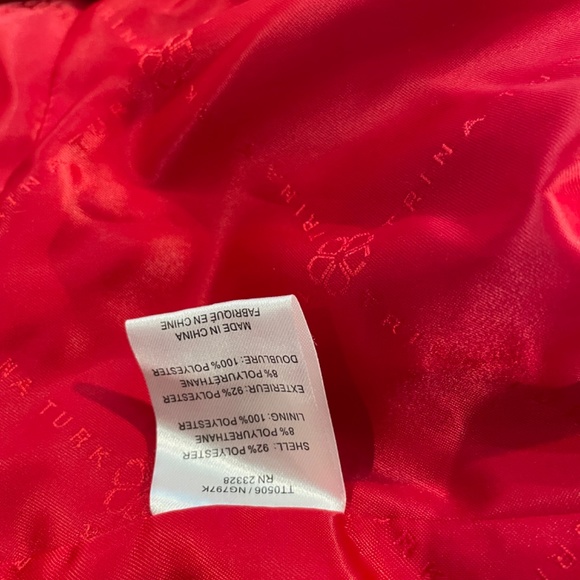 Trina Turk Red Phoebe Trench Coat size 4 - Picture 7 of 7